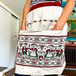 Cute embroidered apron